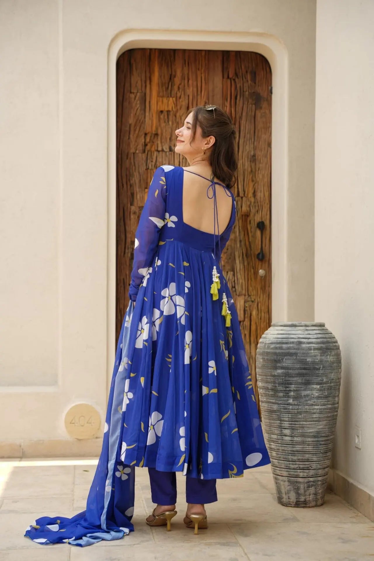Fila's Blue Floral Suit