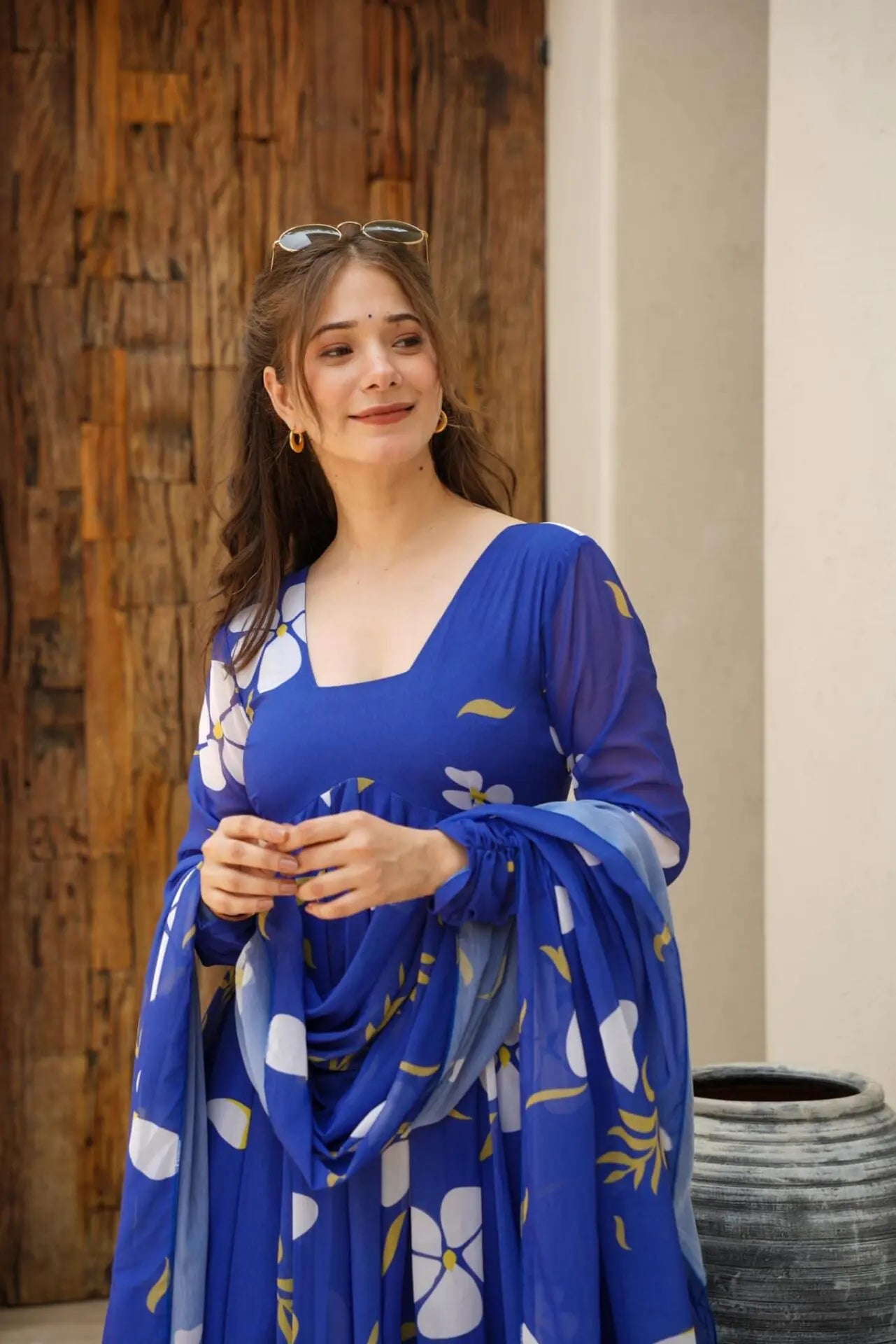 Fila's Blue Floral Suit